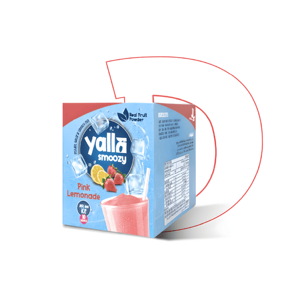 Yalla Smoozy Pink Lemonade box 10 sachets