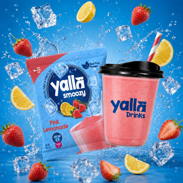 Yalla Smoozy Pink Lemonade box 10 sachets